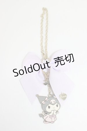 画像: Maison de FLEUR / クロミリボンバッグチャーム   T-26-02-28-016-LO-AC-SA-ZT636-F002