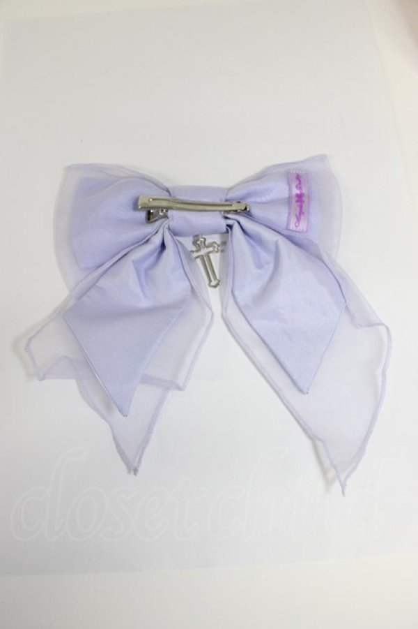 画像2: Angelic Pretty / Holyクロスリボンクリップ  ラベンダー T-26-02-28-003-AP-AC-SA-ZT (2)