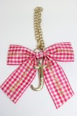 画像1: Maison de FLEUR / イニシャルリボンチャーム   T-26-02-28-019-LO-BG-SA-ZT (1)