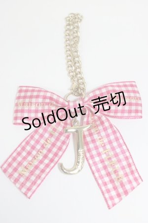 画像: Maison de FLEUR / イニシャルリボンチャーム   T-26-02-28-019-LO-BG-SA-ZT636-F002