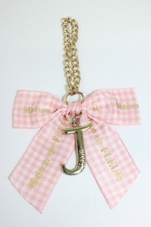 画像: Maison de FLEUR / イニシャルリボンチャーム   T-26-02-28-022-LO-BG-SA-ZT