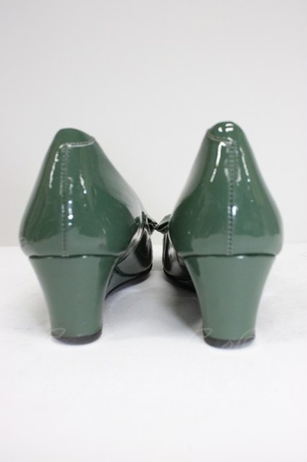 画像2: Innocent World / Classy Ribbon シューズ 22.5CM グリーン T-26-03-01-025-IW-SH-SA-ZT (2)