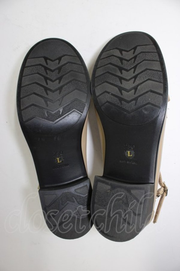 画像4: Angelic Pretty / Bunny Collegeシューズ L ベージュ T-26-03-01-030-AP-SH-SA-ZT (4)