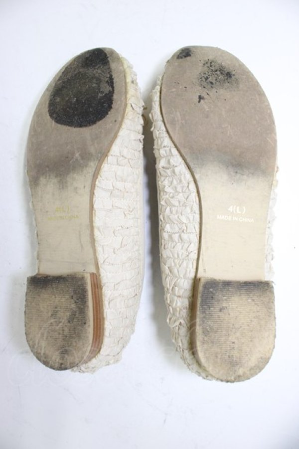 画像4: PINK HOUSE / シューズ  白ピコフリル T-26-03-01-038-LO-SH-SA-ZT (4)