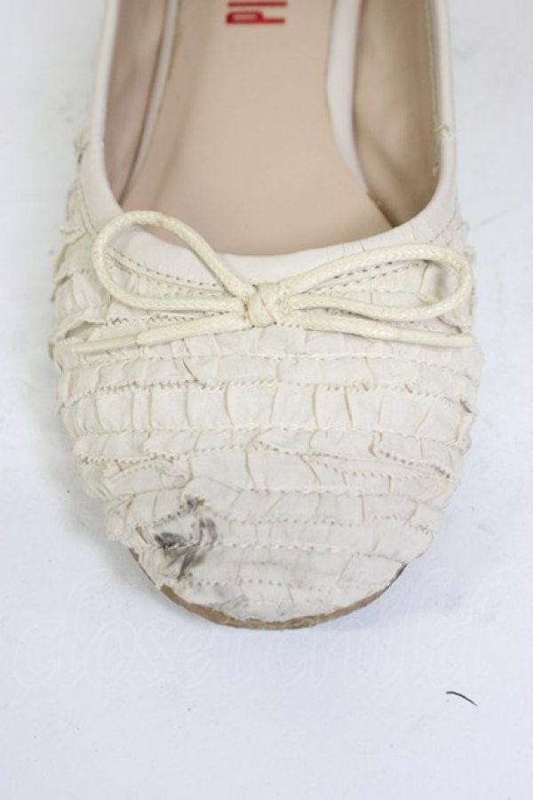 画像5: PINK HOUSE / シューズ  白ピコフリル T-26-03-01-038-LO-SH-SA-ZT (5)