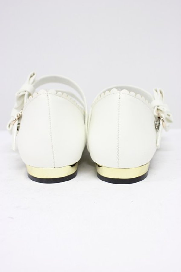 画像2: Angelic Pretty / お散歩リボンシューズ L 白 T-26-03-01-039-AP-SH-SA-ZT (2)