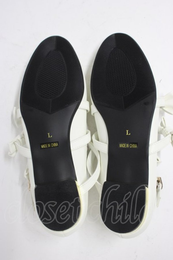 画像4: Angelic Pretty / お散歩リボンシューズ L 白 T-26-03-01-039-AP-SH-SA-ZT (4)