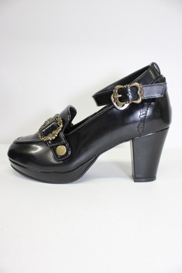 画像3: axes femme / 2wayヒールパンプス S クロ T-26-03-01-006-AX-SH-SA-ZT (3)