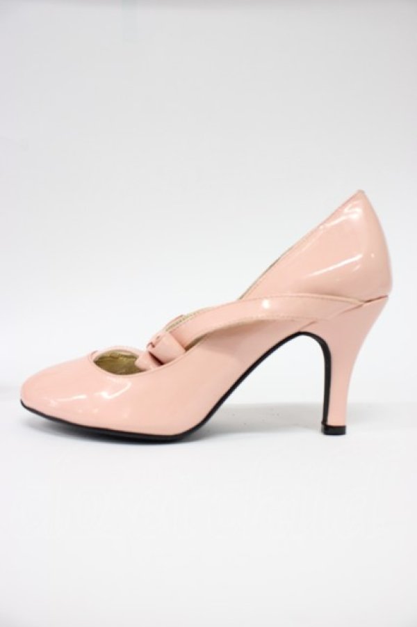 画像3: Baby Baby / リボンTパンプス 37 ピンク T-26-03-01-001-PU-SH-SA-ZT (3)