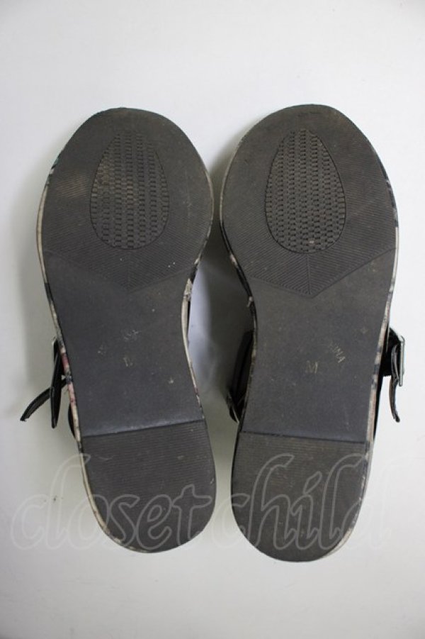 画像4: YOSUKE / アニマルソールエナメルパンプス M 黒Ｘブラウン T-26-03-01-008-PU-SH-SA-ZT (4)