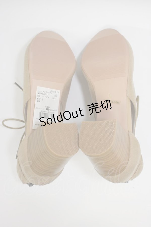 画像4: axes femme / レースアップブーサン L ベージュ T-26-03-01-012-AX-SH-SA-ZT (4)