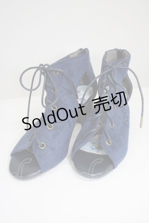 画像: axes femme / レースアップブーサン L ネイビー T-26-03-01-013-AX-SH-SA-ZT