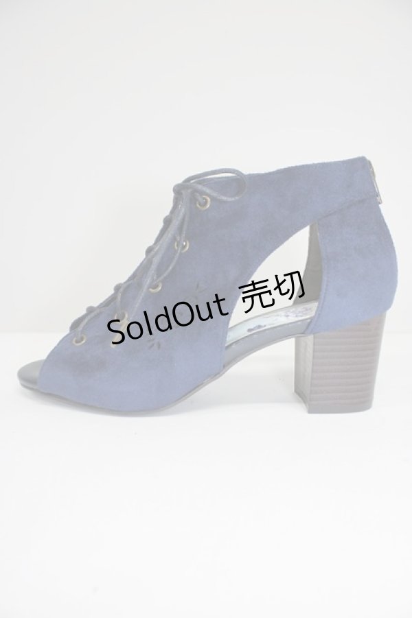 画像3: axes femme / レースアップブーサン L ネイビー T-26-03-01-013-AX-SH-SA-ZT (3)