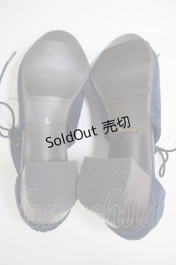 画像4: axes femme / レースアップブーサン L ネイビー T-26-03-01-013-AX-SH-SA-ZT (4)