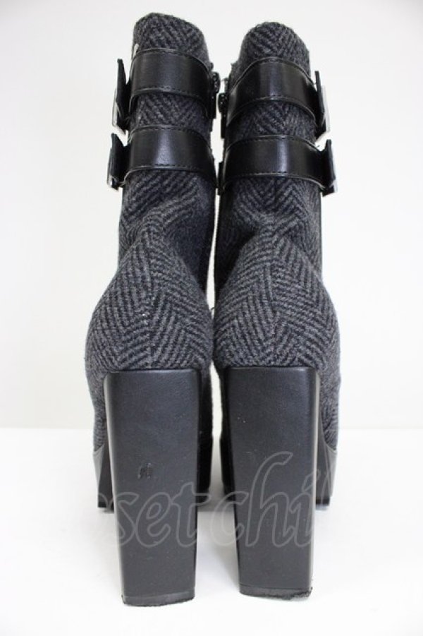 画像2: EATME / ダブルベルトサイドゴアブーツ M ミックス T-26-03-01-016-LO-SH-SA-ZT (2)