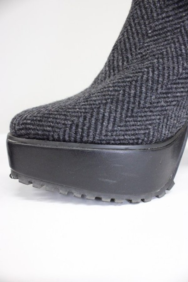 画像5: EATME / ダブルベルトサイドゴアブーツ M ミックス T-26-03-01-016-LO-SH-SA-ZT (5)