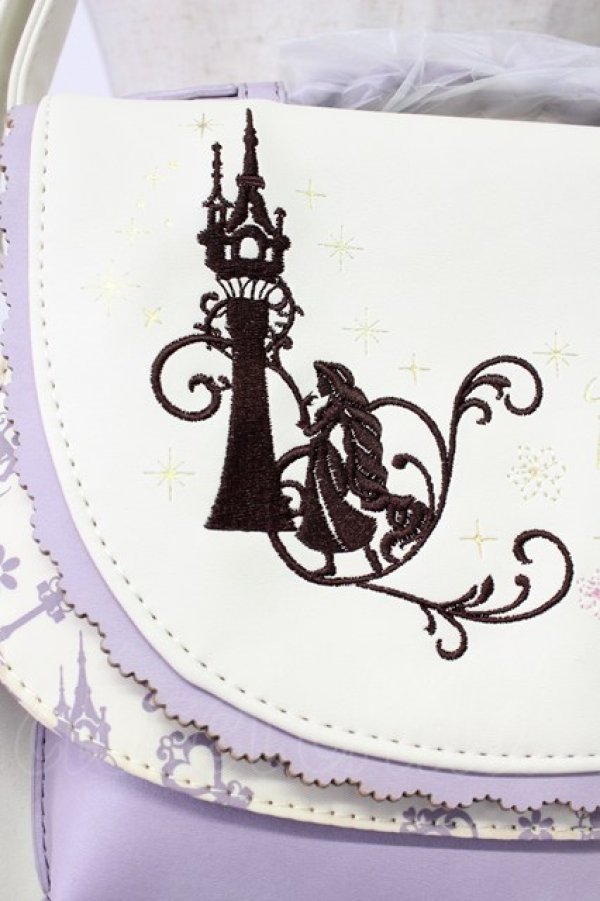 画像4: axes femme / シルエット柄ショルダーバッグ  ラベンダー T-26-03-02-002-AX-BG-SA-ZT (4)