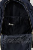 画像8: axes femme / ロゴプレートデザインリュック  ネイビー T-26-03-02-017-AX-BG-SA-ZT (8)
