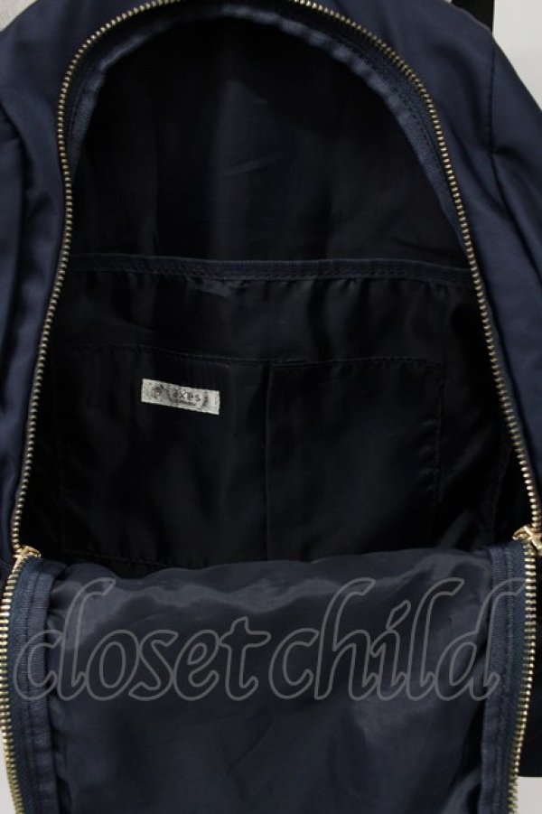 画像8: axes femme / ロゴプレートデザインリュック  ネイビー T-26-03-02-017-AX-BG-SA-ZT (8)