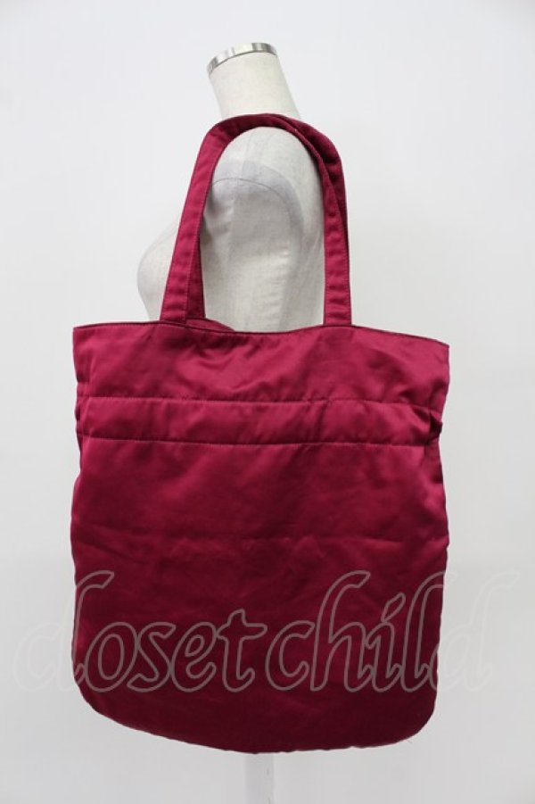 画像2: Maison de FLEUR / リボントートバッグ  ボルドー T-26-03-02-018-LO-BG-SA-ZT (2)