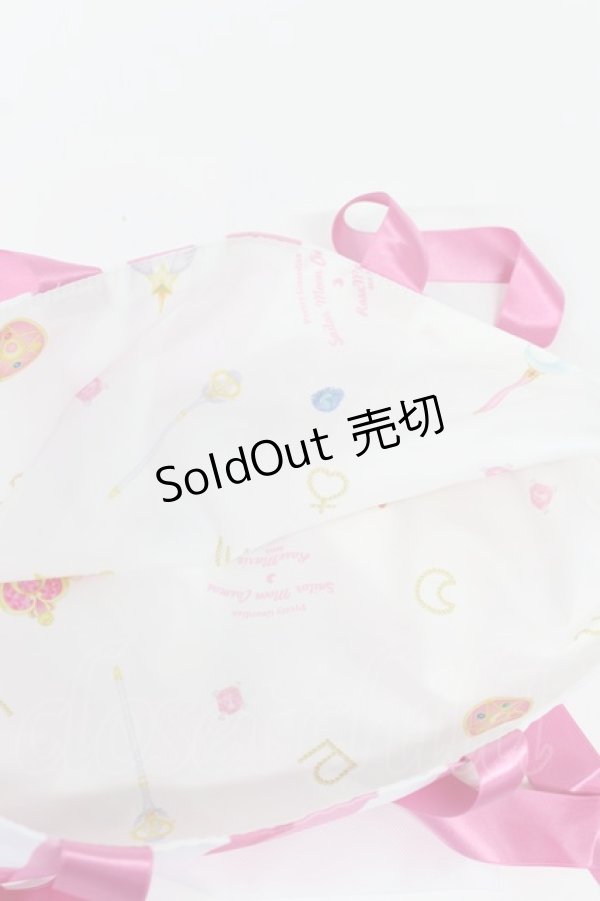 画像3: RoseMarie seoir / 劇場版「美少女戦士セーラームーンCosmos」×RoseMarie seoir reversible etude ballet bag  白×ピンク T-26-03-02-020-LO-BG-SA-ZT (3)