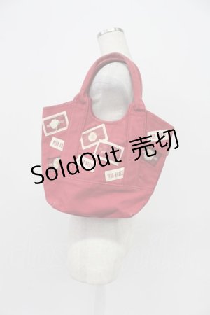 画像: PINK HOUSE / ワッペンハンドバッグ  赤 T-26-03-02-023-LO-BG-SA-ZT