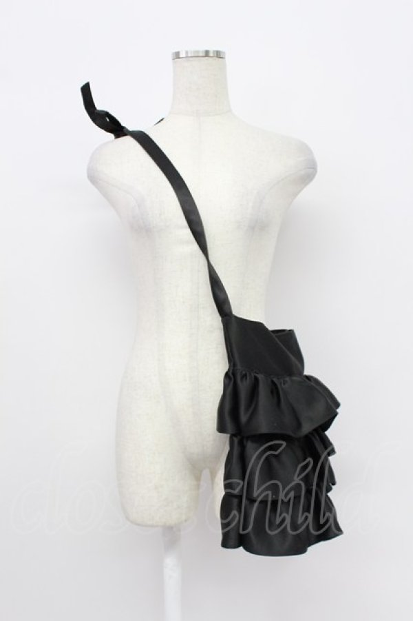 画像3: Ank Rouge / 段々フリルショルダーバッグ  黒 T-26-03-02-034-CA-BG-SA-ZT (3)