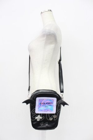 画像: NOEMIE / 羽付きゲームショルダーバッグ  黒 T-26-03-02-037-LO-BG-SA-ZT