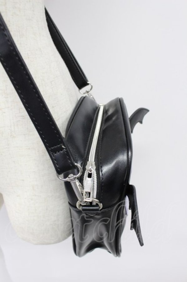 画像5: NOEMIE / 羽付きゲームショルダーバッグ  黒 T-26-03-02-037-LO-BG-SA-ZT (5)