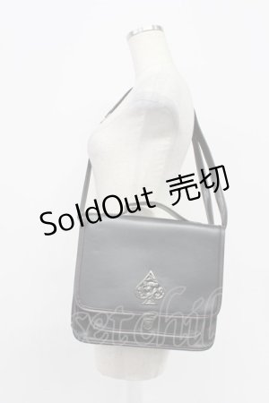 画像: Deorart / スペードモチーフショルダーバッグ  黒Ｘシルバー T-26-03-02-039-PU-BG-SA-ZTK046