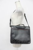 画像2: Deorart / スペードモチーフショルダーバッグ  黒Ｘシルバー T-26-03-02-039-PU-BG-SA-ZT (2)