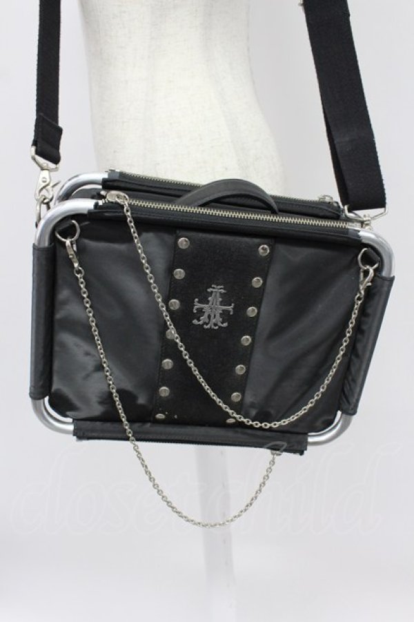 画像3: artherapie / アルミパイプフレームバッグ  ブラック T-26-03-02-040-GO-BG-SA-ZT (3)