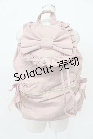 画像: m petit by misako / TT AM リボンフラップ リュックサック  ピンク T-26-03-02-009-LO-BG-SA-ZT