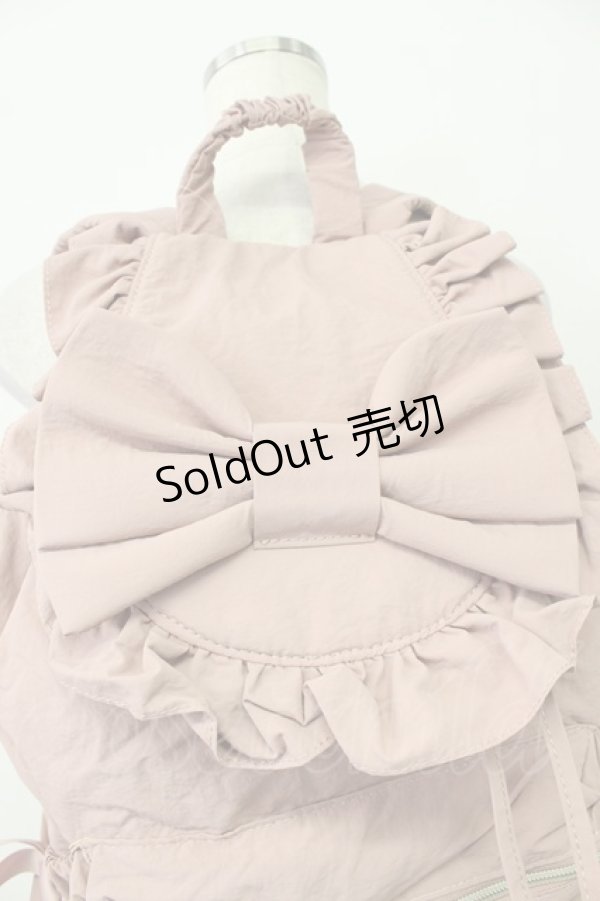 画像4: m petit by misako / TT AM リボンフラップ リュックサック  ピンク T-26-03-02-009-LO-BG-SA-ZT (4)