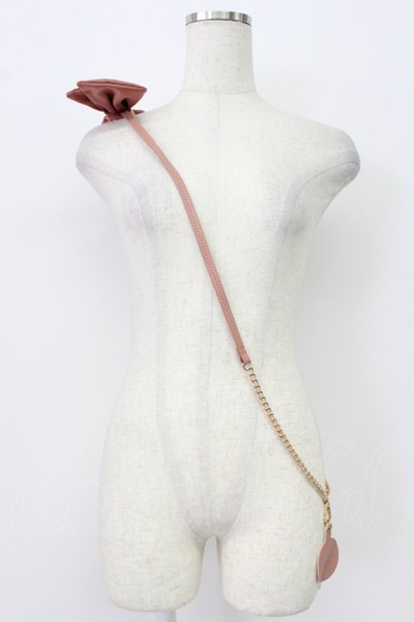 画像1: m petit by misako / AMリボンスマホショルダー  ピンク T-26-03-02-010-LO-ZA-SA-ZT (1)