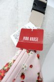 画像3: PINK HOUSE / いちご柄ウエストポーチ  ピンク T-26-03-02-011-LO-BG-SA-ZT (3)