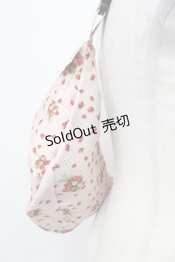 画像4: PINK HOUSE / いちご柄ウエストポーチ  ピンク T-26-03-02-011-LO-BG-SA-ZT (4)