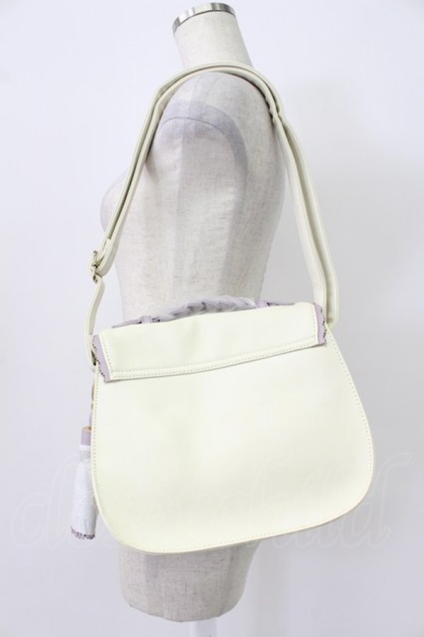 画像2: axes femme / シルエット柄ショルダーバッグ  ラベンダー T-26-03-02-002-AX-BG-SA-ZT (2)