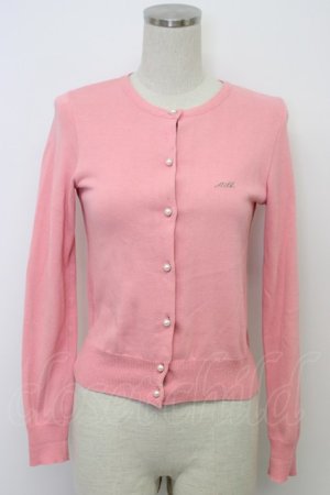 画像: MILK / パールボタンカーデ  ピンク T-26-03-06-020-ML-TO-SA-ZT