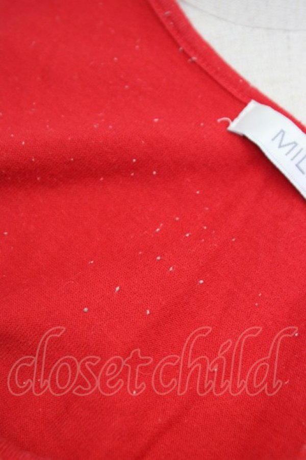画像6: MILK / シンデレラノースリーブトップス  レッド T-26-03-06-021-ML-TO-SA-ZT (6)