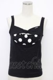 画像1: MILK / ドットリボンキャミソール  ブラック T-26-03-06-024-ML-TO-SA-ZT (1)