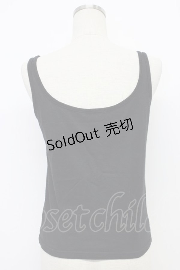 画像2: MILK / ドットリボンキャミソール  ブラック T-26-03-06-024-ML-TO-SA-ZT (2)