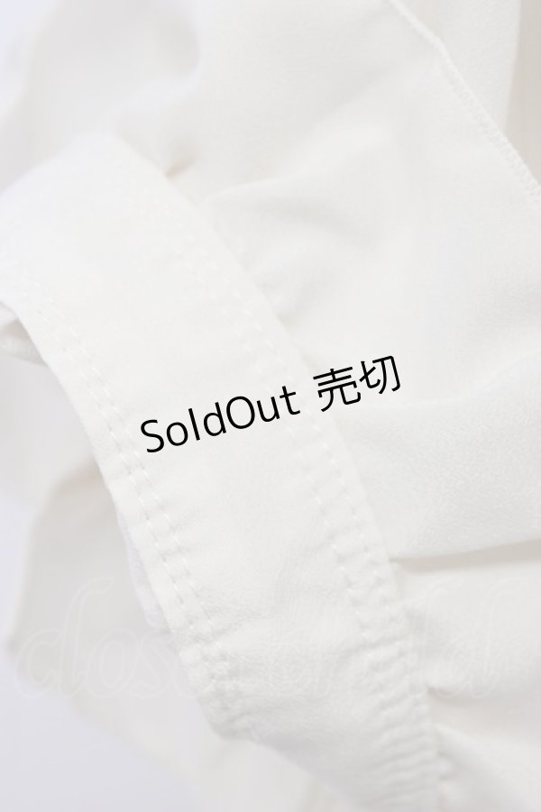 画像5: axes femme / スタンド襟レースブラウス  アイボリー T-26-03-06-003-AX-BL-SA-ZT (5)