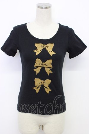 画像: MILK / リボンズ  ブラック T-26-03-06-029-ML-TO-SA-ZT