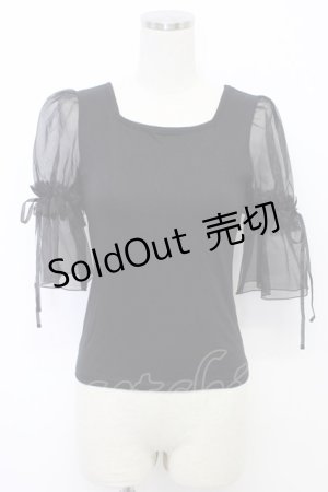 画像: MILK /  ドライアドトップス  ブラック T-26-03-06-030-ML-TO-SA-ZT