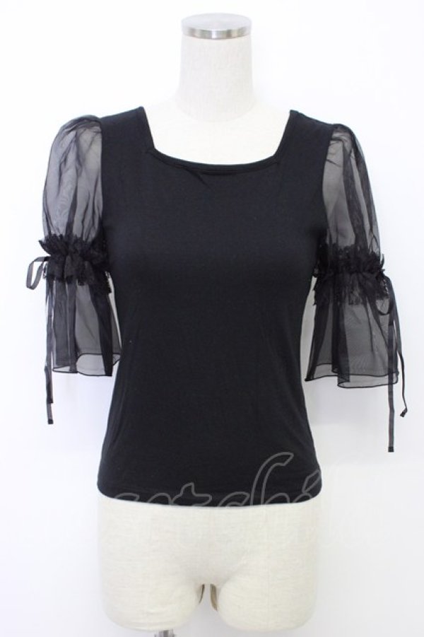 画像1: MILK /  ドライアドトップス  ブラック T-26-03-06-030-ML-TO-SA-ZT (1)