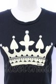 画像3: MILK / クラウンTシャツ  ブラック T-26-03-06-031-ML-TS-SA-ZT (3)