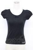画像1: MILK / SWEET パフ Tee  ブラック T-26-03-06-032-ML-TO-SA-ZT (1)