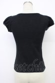 画像2: MILK / SWEET パフ Tee  ブラック T-26-03-06-032-ML-TO-SA-ZT (2)