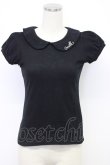 画像1: MILK / ラウンドカラーパフトップス  ブラック T-26-03-06-033-ML-TO-SA-ZT (1)
